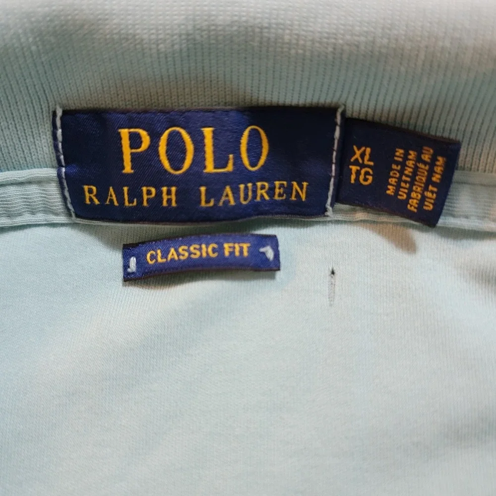Y2k Polo Ralph Lauren‎ Mens Classic Fit Polo Shirt Size XL